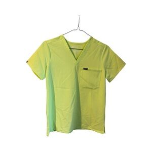 Catarina One-Pocket Scrub Top Sea Mist Green V-Neck Size Small